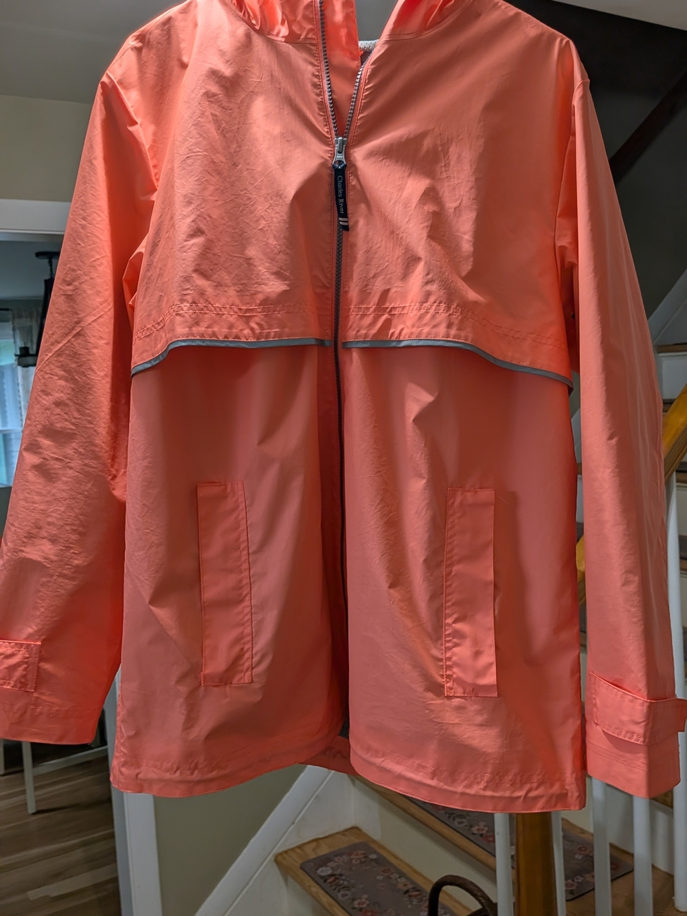 Charles River Apparel Coral Hooded Trench Coat